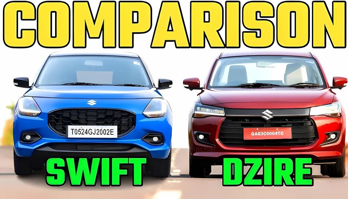 2024 Maruti Dzire Vs Maruti Swift